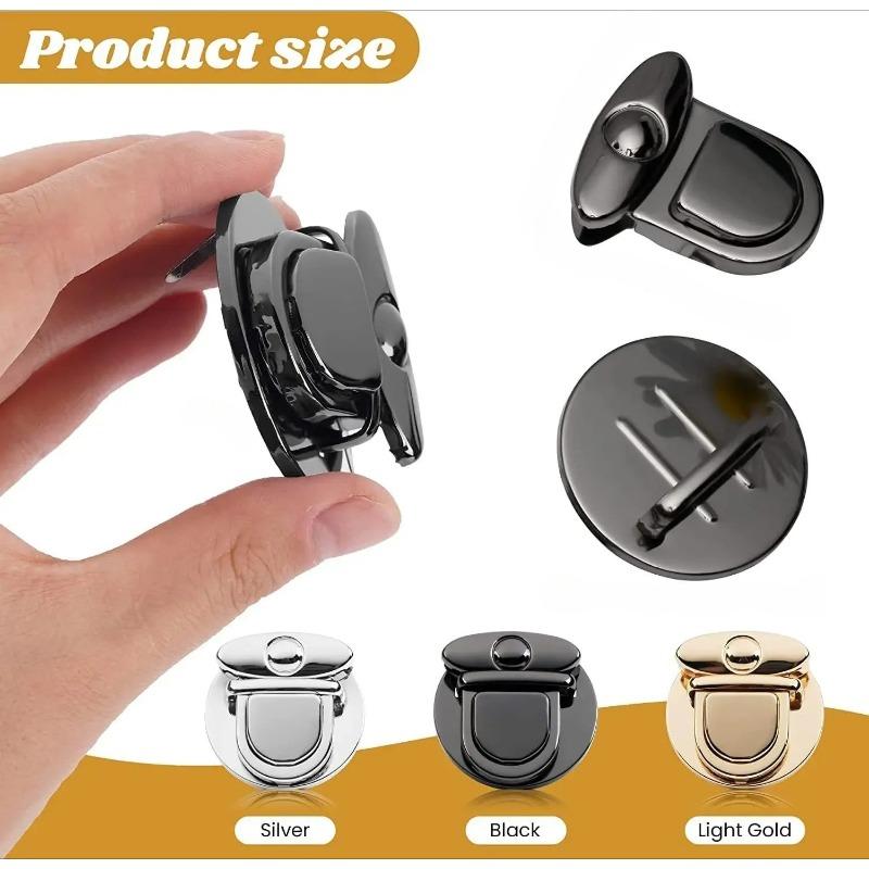 5/10pcs Metal Locks Bag Clasp Catch Buckles for Handbags Purse Tote Closures Snap Clasps DIY Craft Hardware Case Bag Accessories