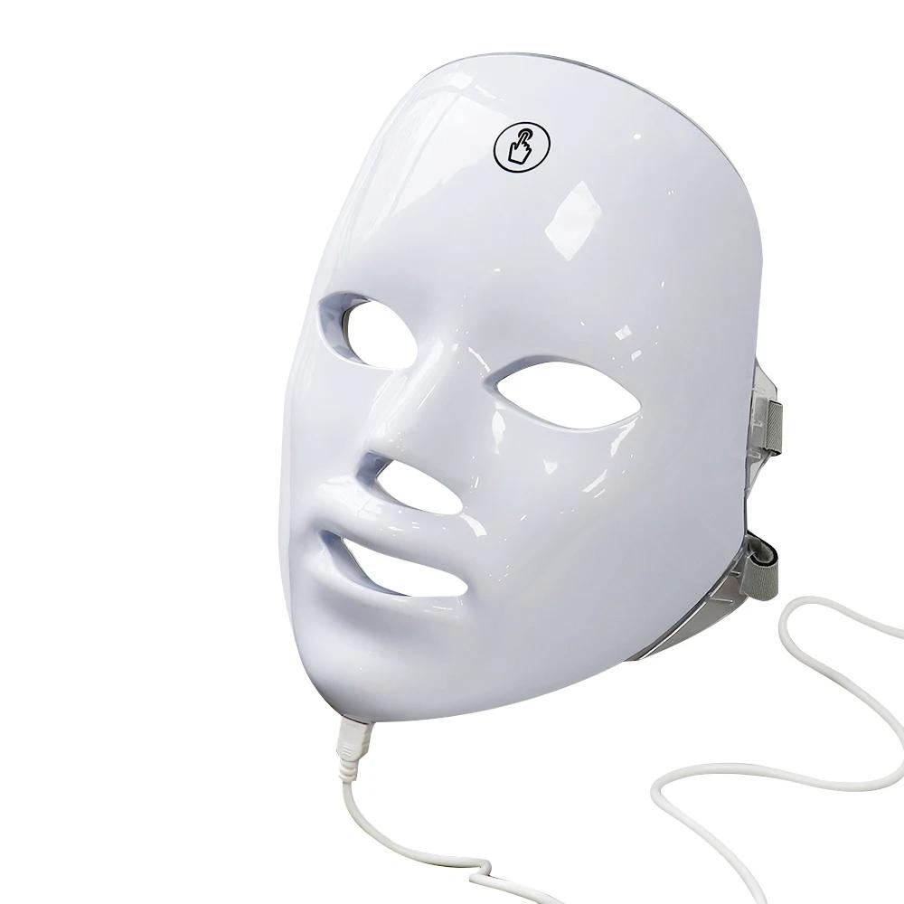 7-Farben LED Photonenmaske — LED Gesichtsmaske für Hautstrahlen, Straffung & Porenverfeinerung