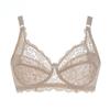 Wirefree Ultra Thin Sponge-Free Brassiere Thin Lace Breathable Bra Women's Sexy Underwear Plus Size