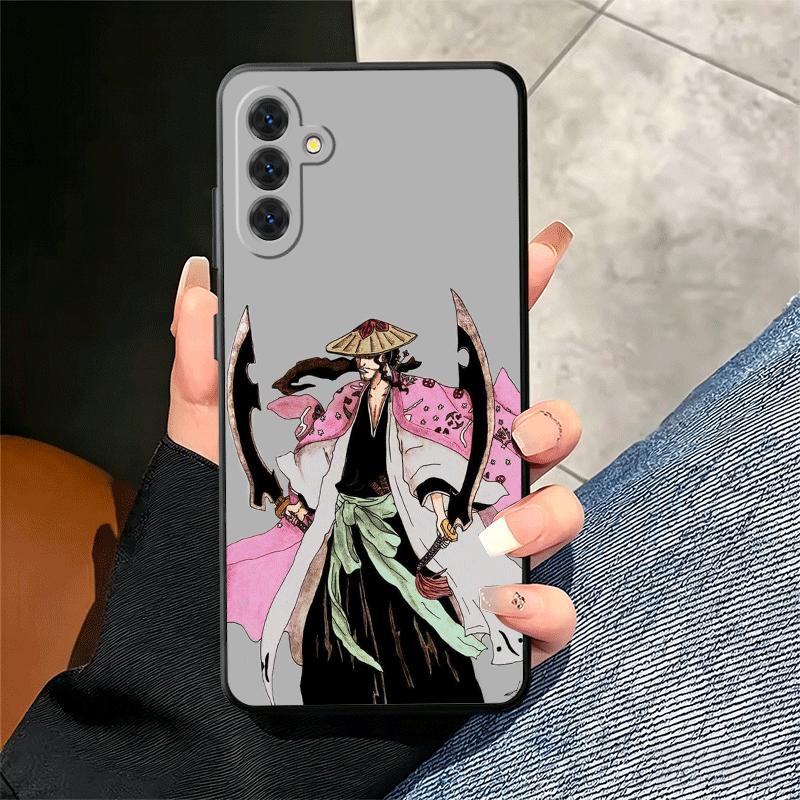 Bleach Kyoraku Shunsui Soft Phone Case for Samsung A17 A37 A57 A16 A26 A36 A56 A15 A25 A35 A55 A14 A24 A34 A54 A13 A23 A33 A53 A