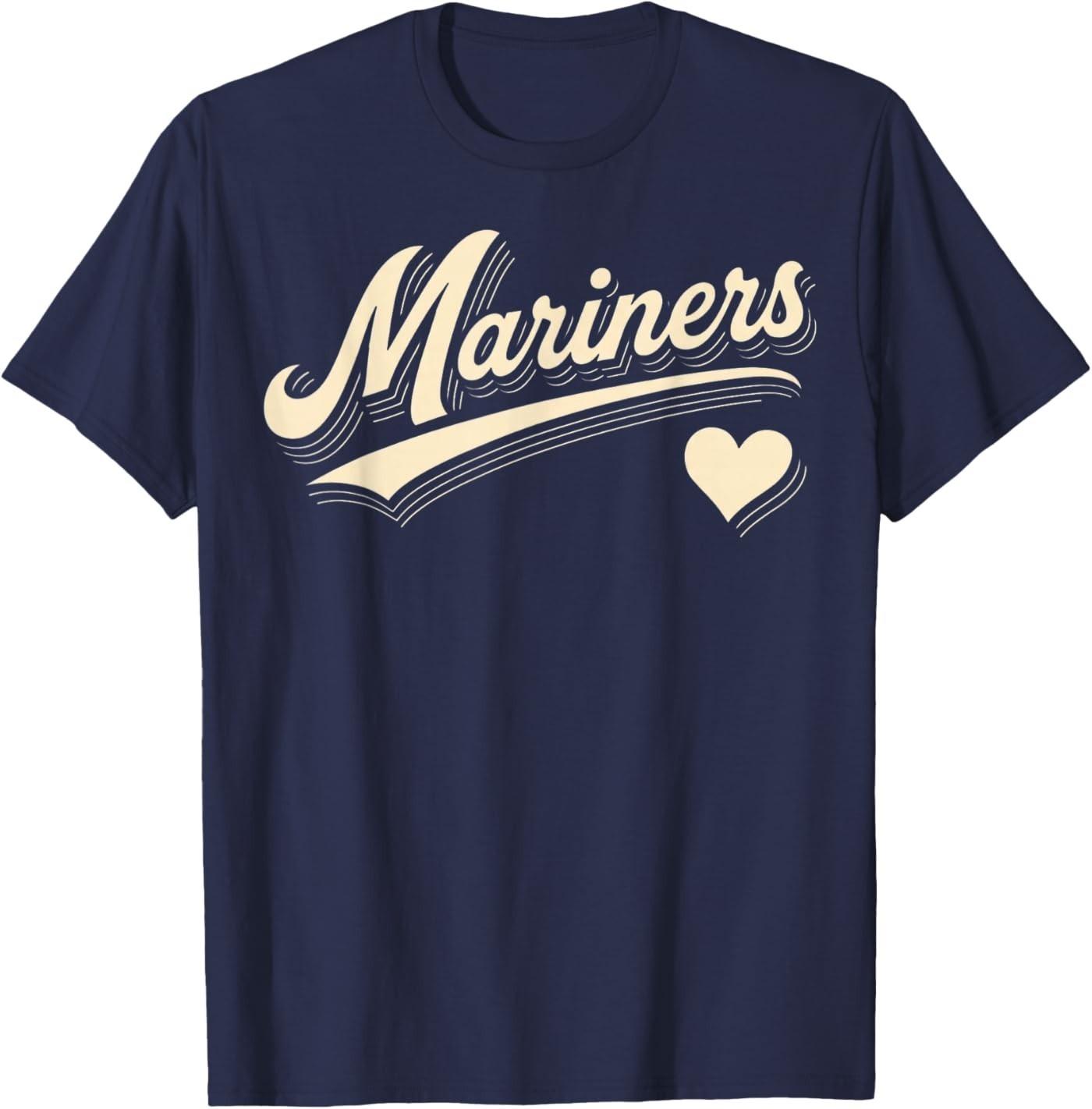 

Vintage Classic Mariners Gifts for Men Women T-Shirt 5XL різнокольоровий
