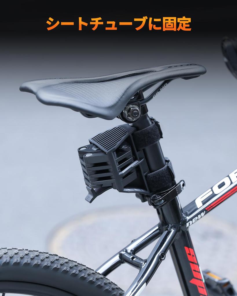 ONVIAN Folding Wire Chain Bike Lock with Mounting for and Trailers Lock, 2.6FT Bracket, Bicycles, Scooters, E-Trikes, E-Bike