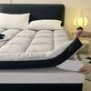 WTEMPO Warm Winter Single Double Student Dormitory Mattress Solid Color Soft Thickened Plush Mattress Home Tatami Double-sided Bed Mattress Quilts