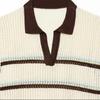 European & American Women's Fashion Simple Lapel Pullover Sweater