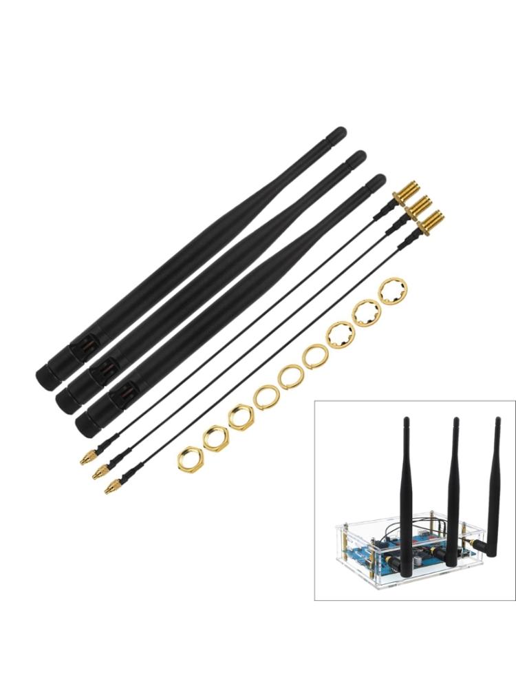 External Antennas Antennas MMCX Straight Male to SMA For OpenWrtOne Boosting Wireless Signal Coverage And Stability