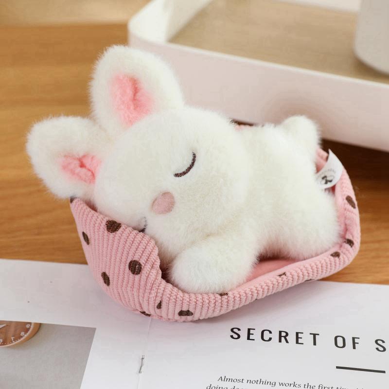 Cute Cartoon Dog, Cat, Fox, Bear,  Rabbit And Pig Plush Toy  Cat Doll Sleeping Animals Toys For Girl Funny Christmas Present