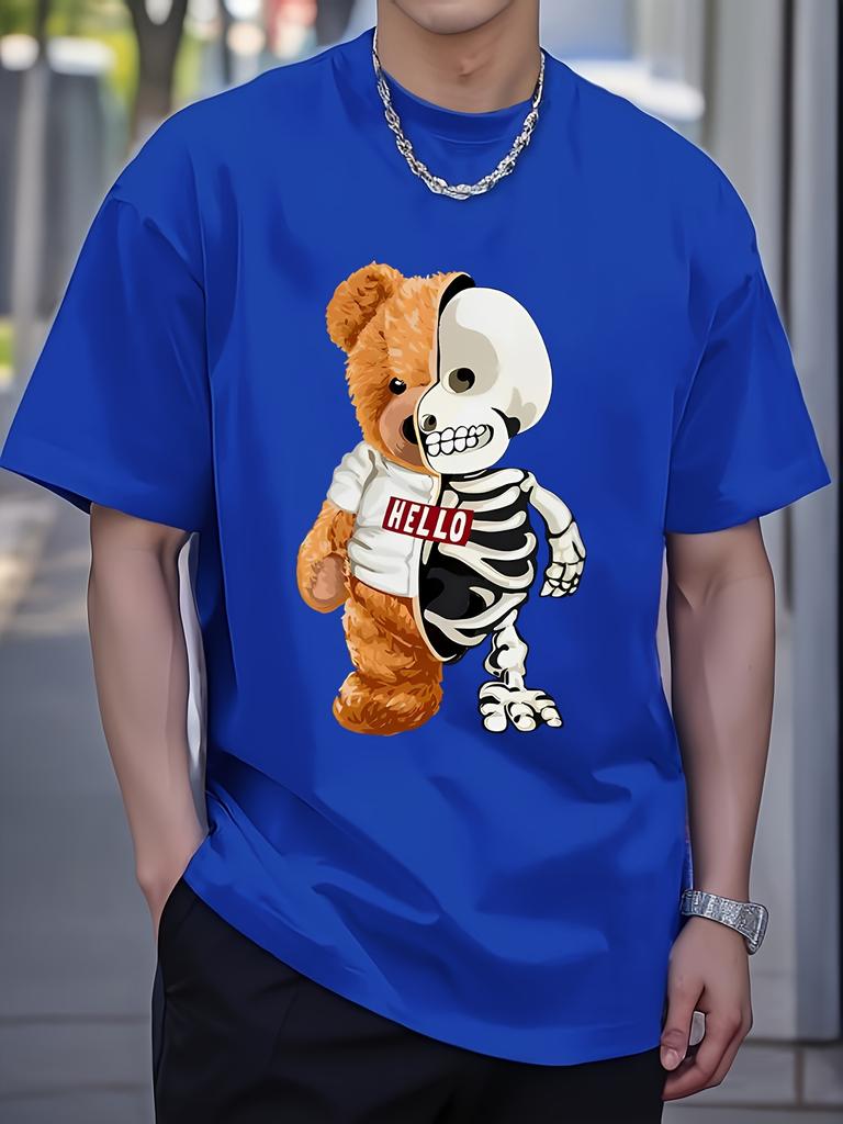 [Summer Tee Shirt] Casual Summer Short Sleeve Tee Shirt - Print Tees for Men