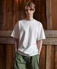 MAGOODGAN Swagber 3594 Vintage Clothing Semi-Overfit Off-White Short Sleeve Tee