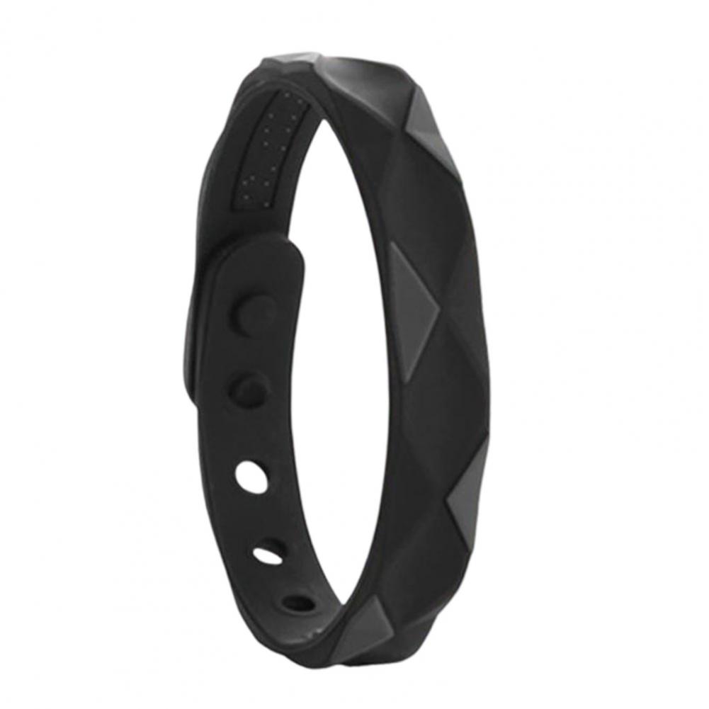 

Unisex Anti-static Bracelet Sugar Regulator Bangle Women Men Sports Silica Gel Negative Ion Wristband Bracelet