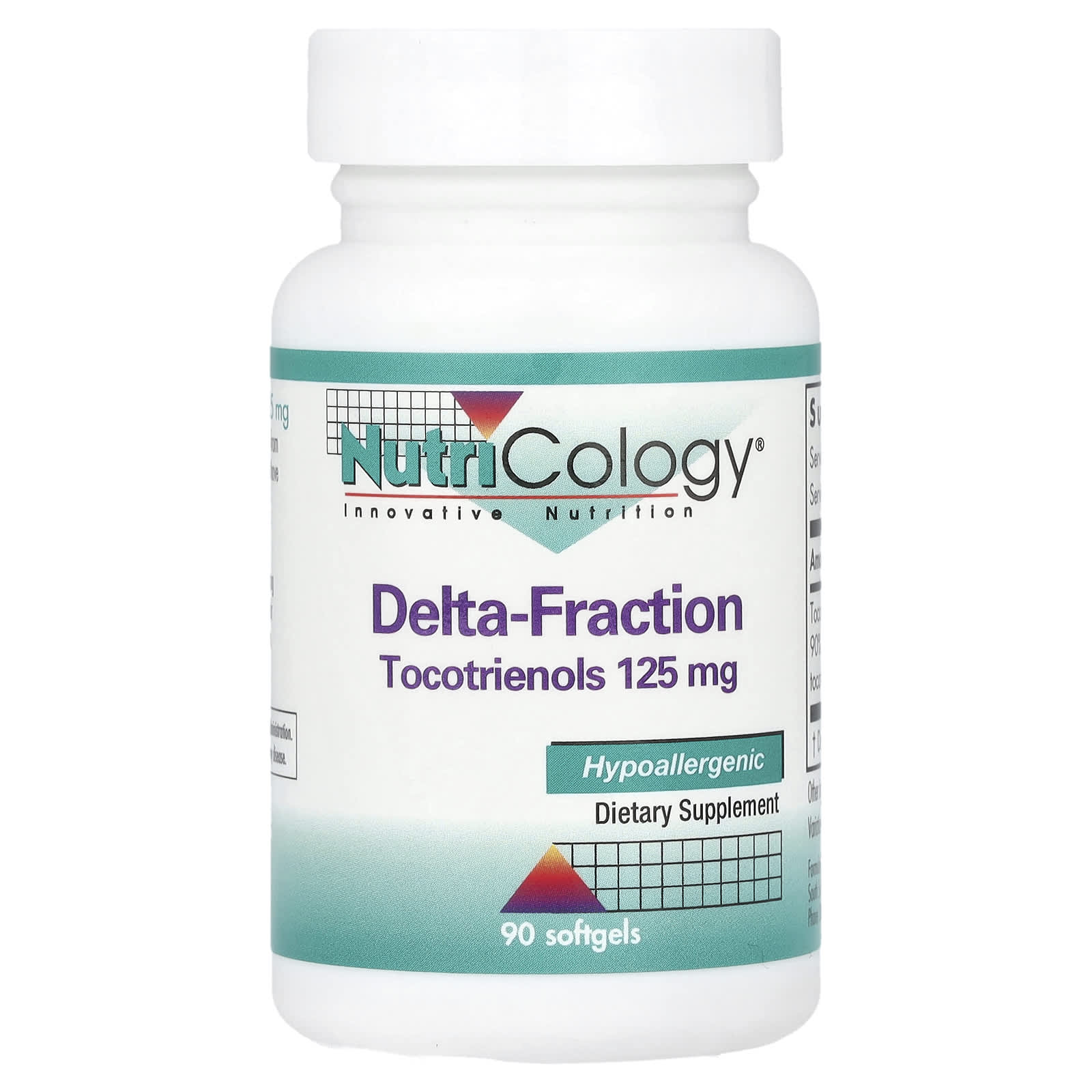 

Delta Fraction Tocotrienol, 125Mg, 90 Softgels