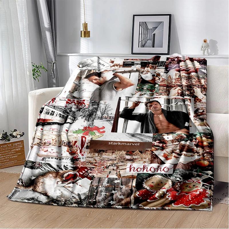 3D Sebastian Stan Handsome Actro Soft Flannel Blanket for Bed Bedroom Sofa Picnic,Throw Blanket for Cover Office Gift Kids