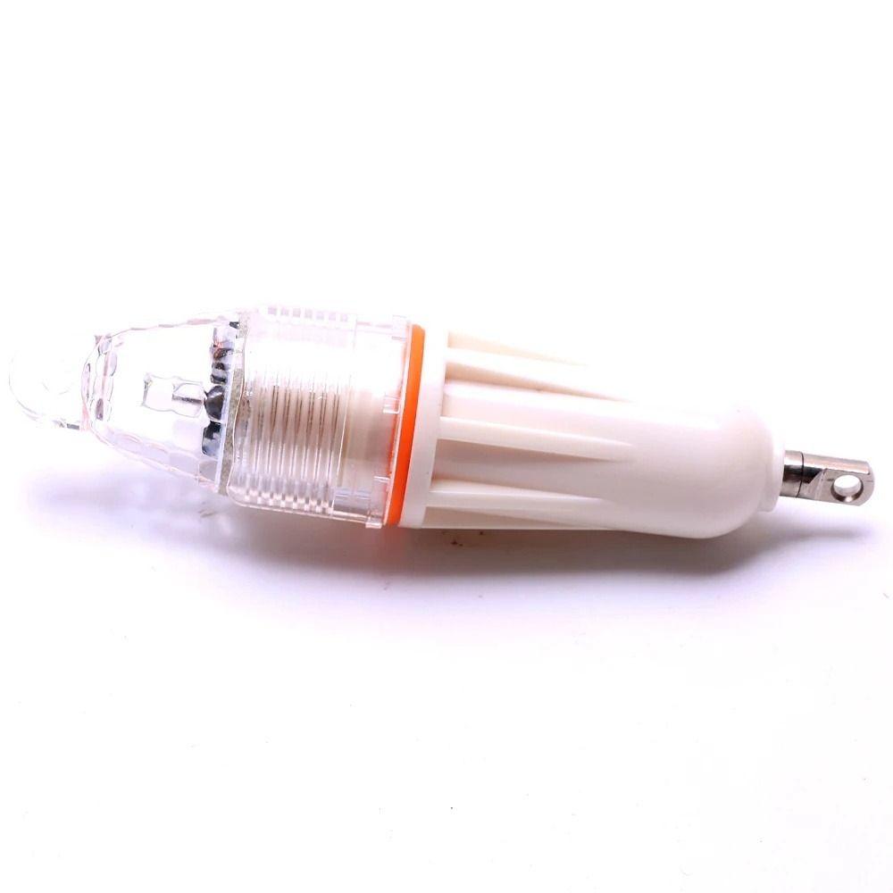 1Pcs IP68 Waterproof Underwater Fishing Light 11.5cm Fish Attractor Lamp  for Night Sea Fishing