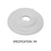 5m Car Door Scratch Protector Strip Paste-free Sealing Guard with Steel Disc Universal Bumper Trim Styling Car