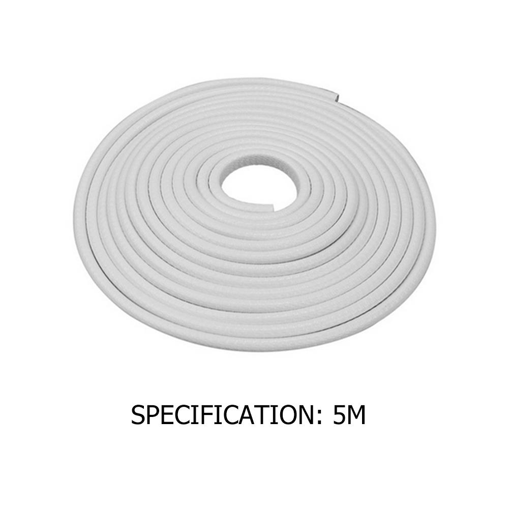 5m Car Door Scratch Protector Strip Trim Edge Sealing Guard Paste-free with Steel Disc Bumper Trim Styling Car