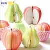 Creative Apple Sticky Notes DIY Sticky Notes, Fruit Sticky Notes Pear Office and Study Message Sticky Notes
