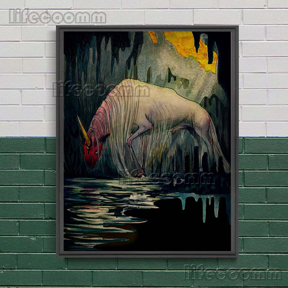 Mysterious Creature In Slavic Mythology Vintage Wall Art Canvas Painting Kikimora,Vodyanoy,Lady Midday Art Poster Prints Decor No Frame
