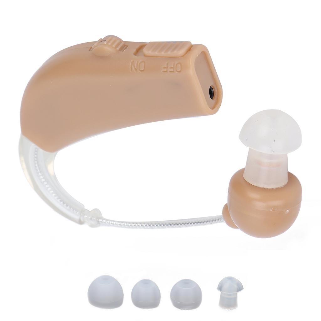 Elderly Hearing Aids Soft Silicone Rechargeable Ear Sound Enhancer USPlug