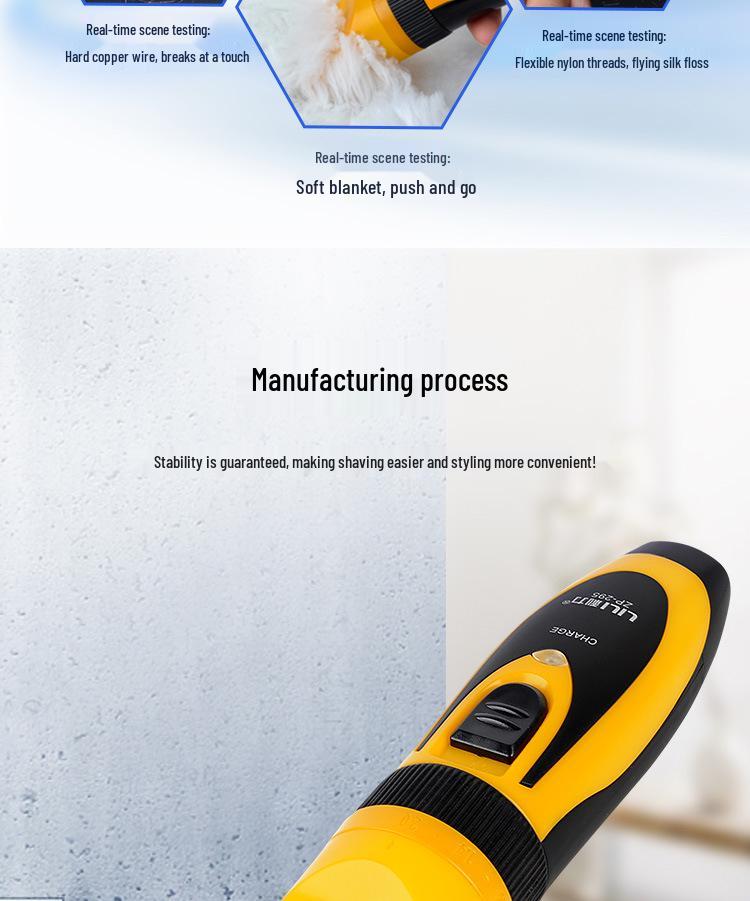 Lili Rechargeable Pet Hair Trimmer for Cats, Dogs, and Rabbits - Universal Electric Clipper for Long Hair 