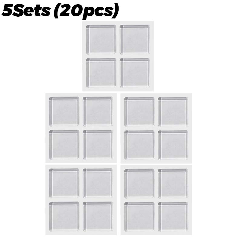 Anti Vibration Shock Absorbing Pads Table Sofa Bed Anti-Slip Fixing Mats Floor Protection Furniture Self Adhesive Mute Mat
