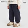 Balabala Girls' Fleece-Lined Butterfly Embroidered Pants
