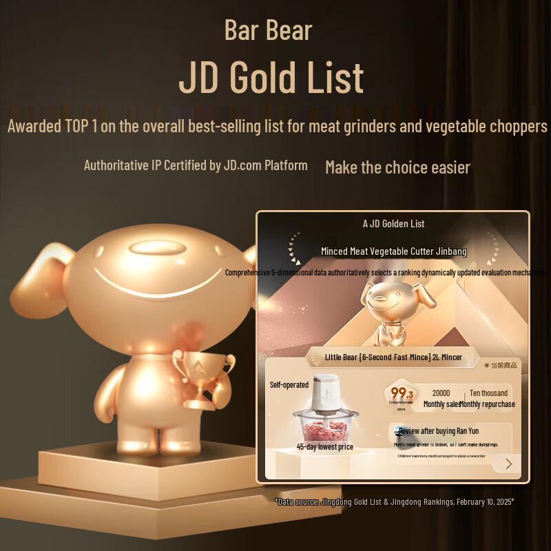 Bear 2L Electric Meat Grinder & Food Chopper