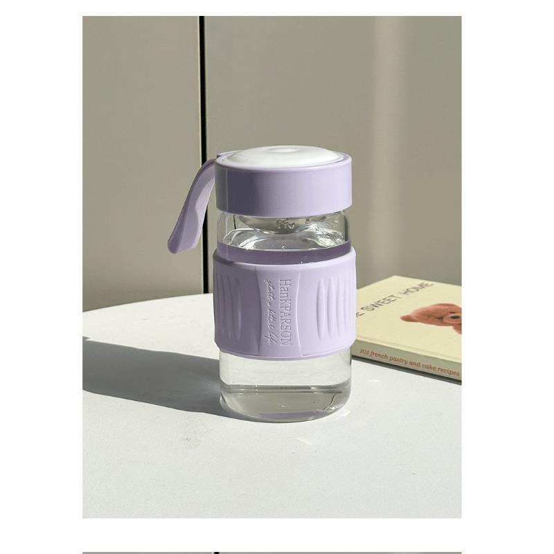 Glass Water Cup Summer Good-looking Men's and Women's Office Simple and Portable Student Tea Infuser Anti-Scald with Tea Cup