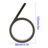 1PC 5 Inch Zinc Alloy Floating House Number Modern Door Plates for Outdoor Mailbox Yard Home Wall Door Garage Gate with Nail Kit