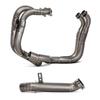 RSV4 Titanium Alloy Exhaust Front for Motorcycle (2009-2014) with SC Akrapovič Carbon Fiber Rear Canister