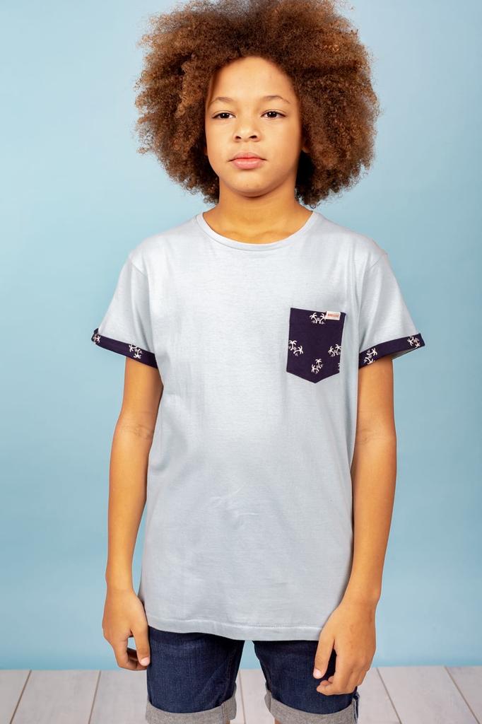 Buy T-shirt with Floral Print Details 