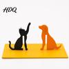 Novelty Pet Hook 3D Printed Dog/Cat Hook Compact Decorative Door Interactive Desktop Shape Hanger Ornament for Living Room Bedroom Bathroom