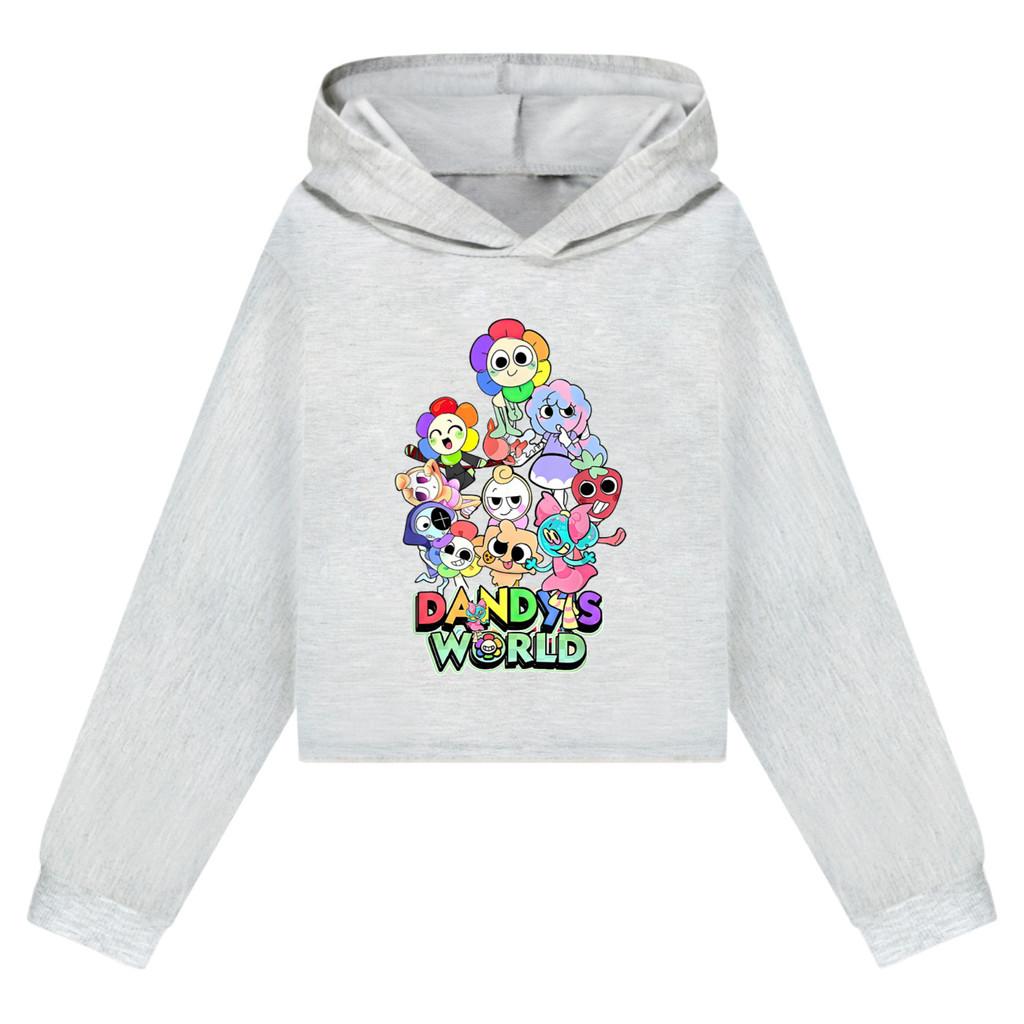 5406 Kids Girls Dandy World Printed Fashion Cute Colorful Long Sleeves Hoodies