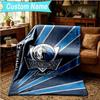 1PC Custom Name Blanket MAVERICKS LOGO Flannel blankets Patterns Throw Blanket All-Season Soft Gift for Couch, Bed, Camping, Birthday gifts