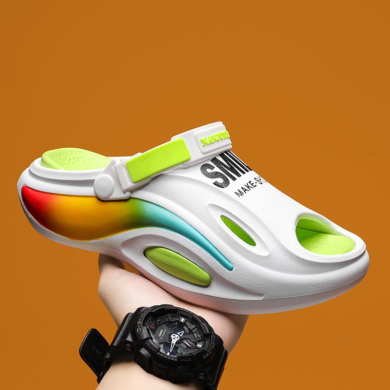 Hot Sale Summer Men's Slippers Fashion Mens Non-slip EVA Platform Beach Shoes Outdoor Man Sandals Classic Soft Couple's Slipper