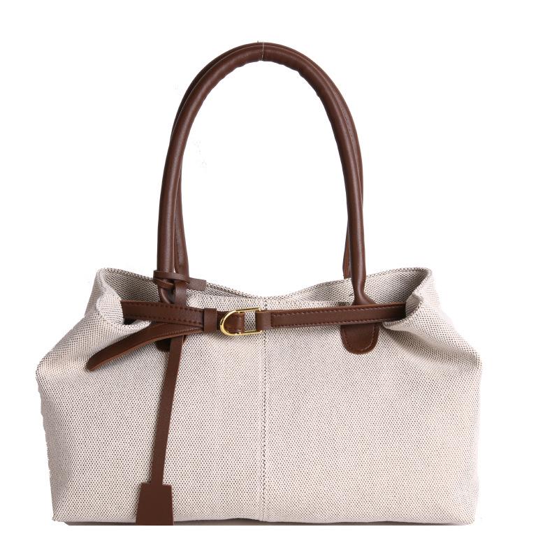 

Женская ретро сумка через плечо с цветными блоками коричневый