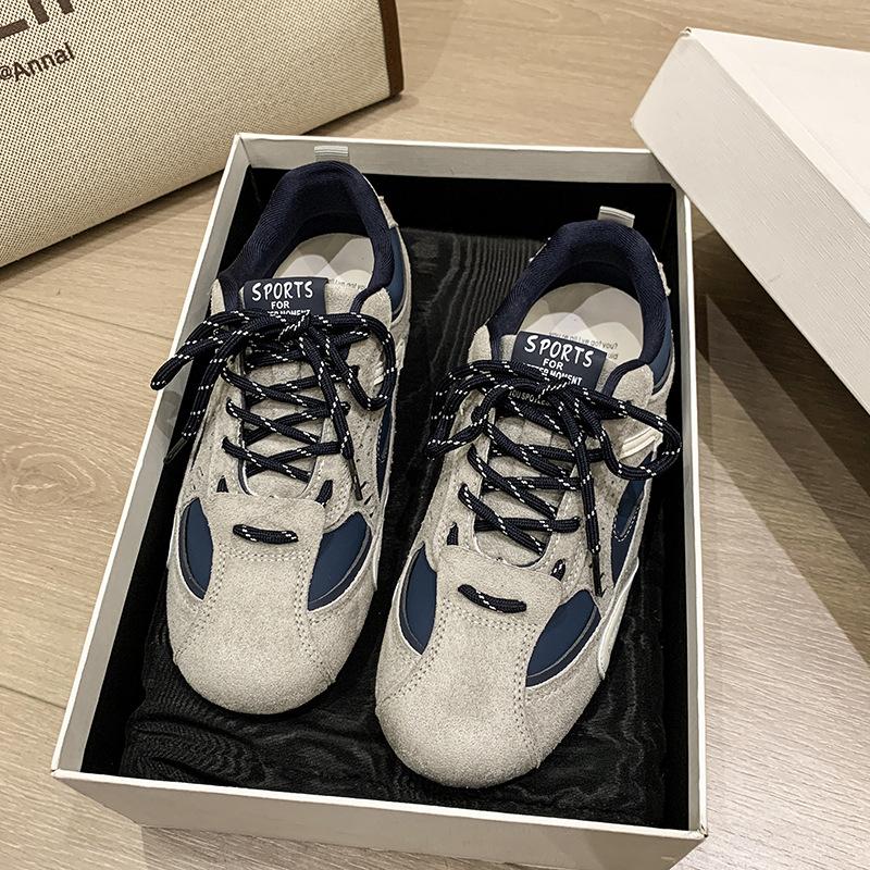 Retro platform German training shoes women's 2025 autumn new soft-soled Forrest Gump shoes casual versatile outdoor sports mountaineering shoes