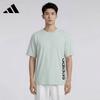 adidas Short-Sleeve Sportswear for Men And Women, Casual Versatile Outdoor Fitness Top JJ0616