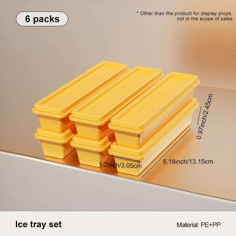 

UFORU Press-to-Release Ice Cube Tray - Food-Grade Silicone, Portable Freezer Mold for Ice Block Storage