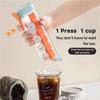 Eco-Friendly 6-Cell Ice Cube Mold One-Press Easy Out Silicone Ice Tray With Container Quick Freeze Diy Maker For Home Kitchen
