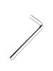 Nickel-Plated T-Handle Hex Key Tool, Metric/Imperial Sizes M0.9-14mm & 1/16-3/8"
