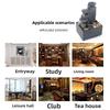 ABS Water Fountain Battery/Plugged in Waterfall Decoration  Home Decoration