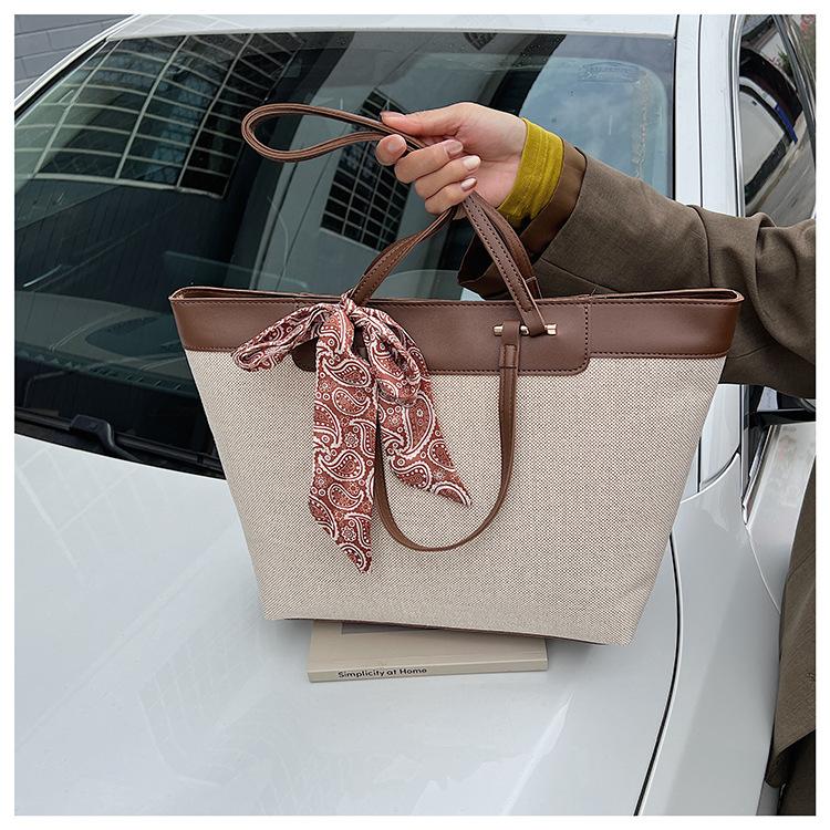 

Women s vegetable basket retro classic versatile 2025 new tote bag shoulder bag large capacity handbag women