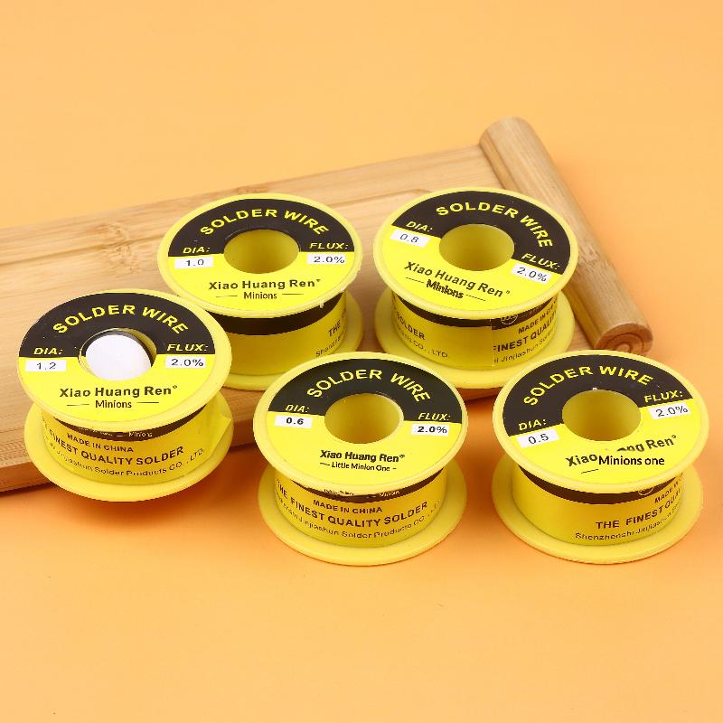 1Roll 50G Solder Wire Tin No-Clean Rosin Core 0.5-1.2Mm Welding Soldering Iron Reel Flux 2% Electronic Soldering Wire Roll