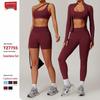 OEING Nahtloses Damen-Set mit Stehkragen für Yoga & Laufen