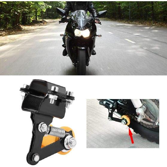 Motorcycle Adjustable Chain Tensioner Bolt on Roller - Universal Modified Accessory Tool for Optimal Performance and Safety
