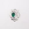 Chrome Diopside Gemstone 925 Sterling Silver Jewelry Pendant 1.29" Gift For Wife CP-32-9