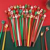 5-20Pcs Christmas Cartoon Gel Ink Pens Kids Gift 2025 Christmas New Year Party Favors Gifts School Rewards 0.5mm Writing Pens