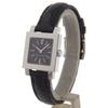 Bvlgari Quadrat Watches SQ22SL blackDial Stainless Steel/Embossed Leather Quartz Analog Display Women Used