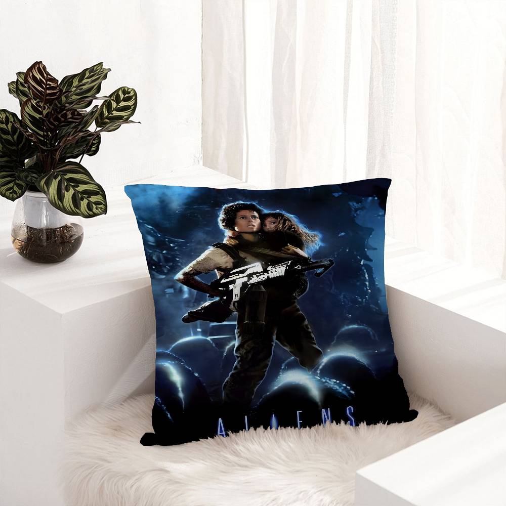 Classic Sci-Fi Alien Movie Office Cushion Pillowcase Car Cushion Cover45X45Cm Lumbar Pillowcase Sofa Pillowcover