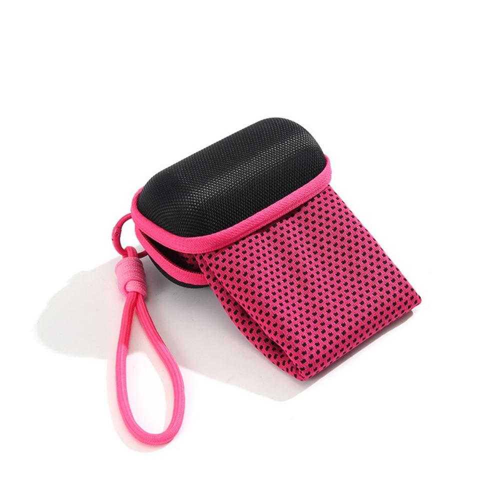 Portable Polyester Cooling Towel Microfiber With Case Sports Towel Absorbent Ice Towel Outdoor