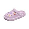 Cartoon Hole Shoes Women's Thick-soled Soft-soled Semi-slippers Summer Wear Versatile Sandals Lazy Bag Head Shoes
